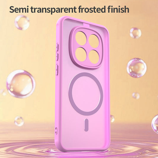 MagSafe Case for Xiaomi Redmi Note 15 Pro 5G, Techsuit, HaloFrost II, Pink