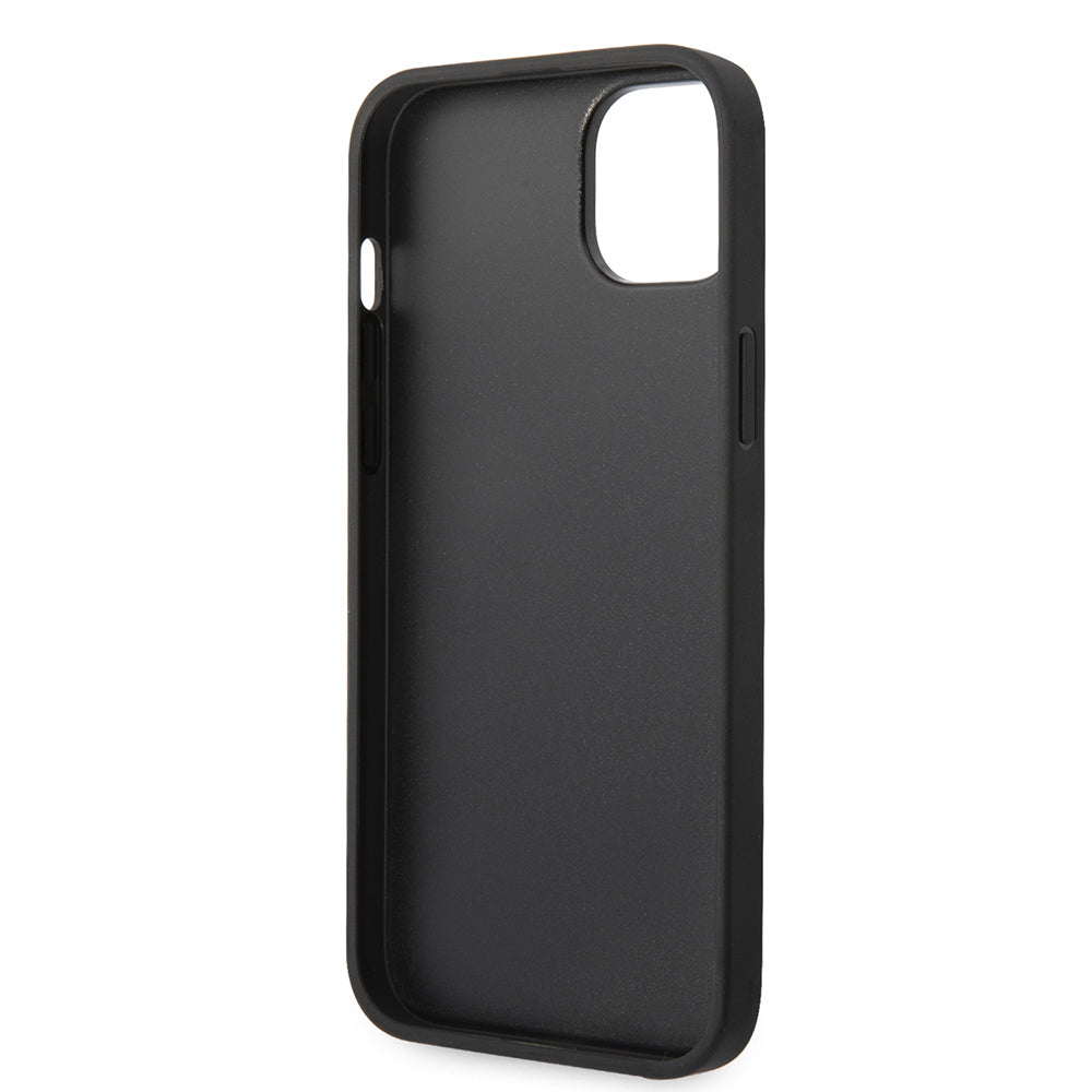 Case for Apple iPhone 14 Plus, Karl Lagerfeld, Monogram Stripe, Brown