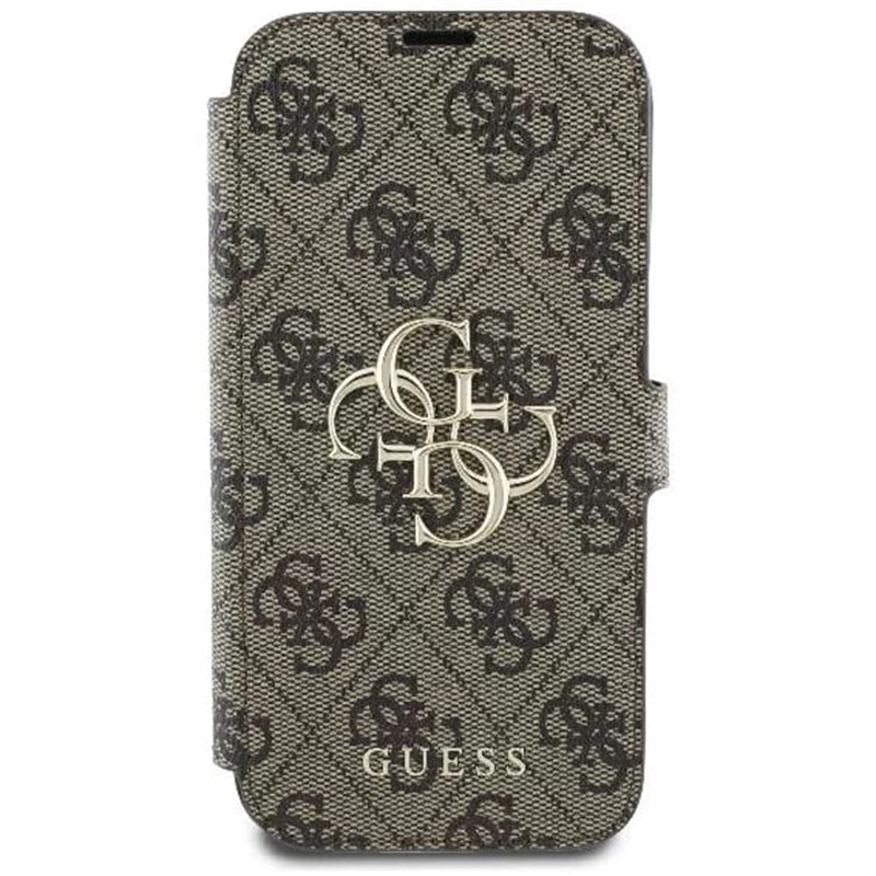 Case for Apple iPhone 16 Plus, Guess, 4G Book, Brown