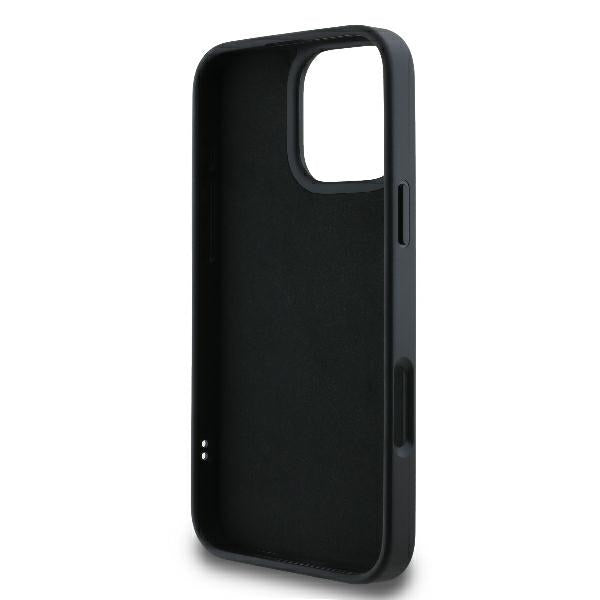Case for Apple iPhone 16 Pro, Karl Lagerfeld, 3D Rubber Signature, Black