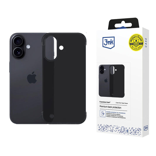 Case for Apple iPhone 17, 3MK, Just20g, Black