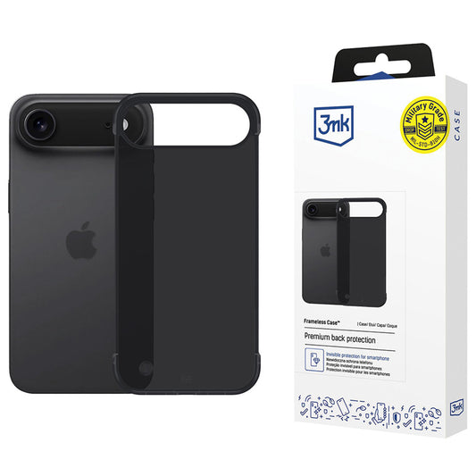 Case for Apple iPhone 17 Air, 3MK, Just20g, Black
