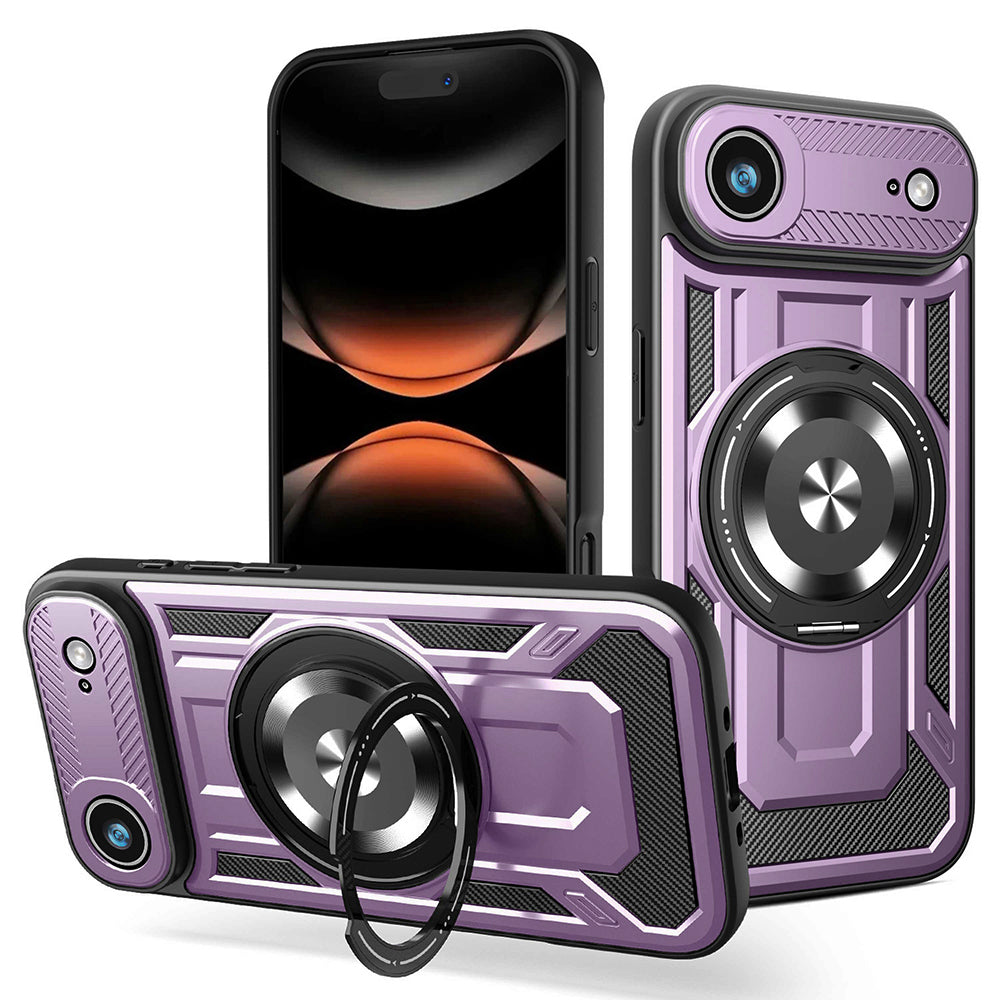 Case for Apple iPhone 17 Air, Techsuit, RuggedCam, Purple