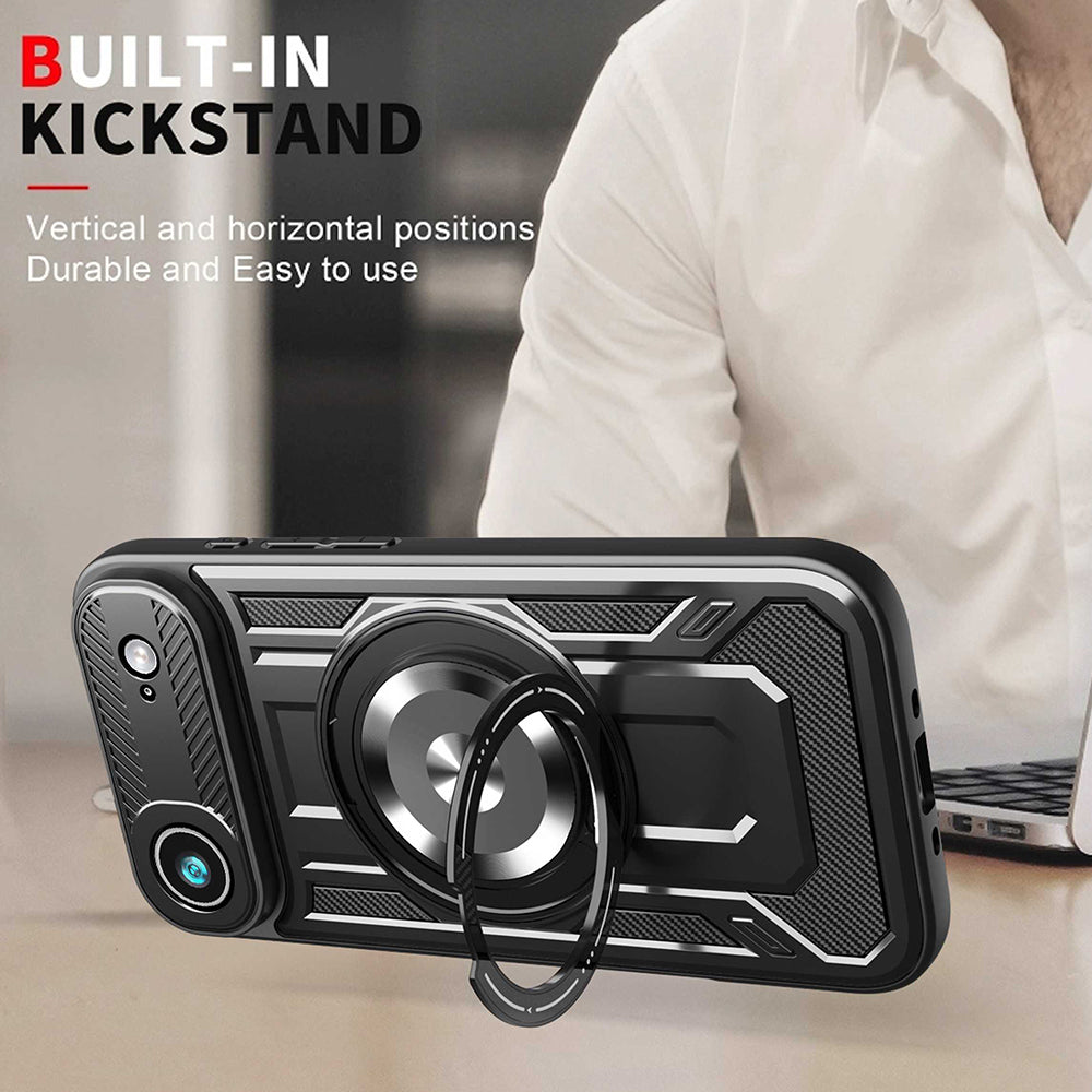 Case for Apple iPhone 17 Air, Techsuit, RuggedCam, Purple