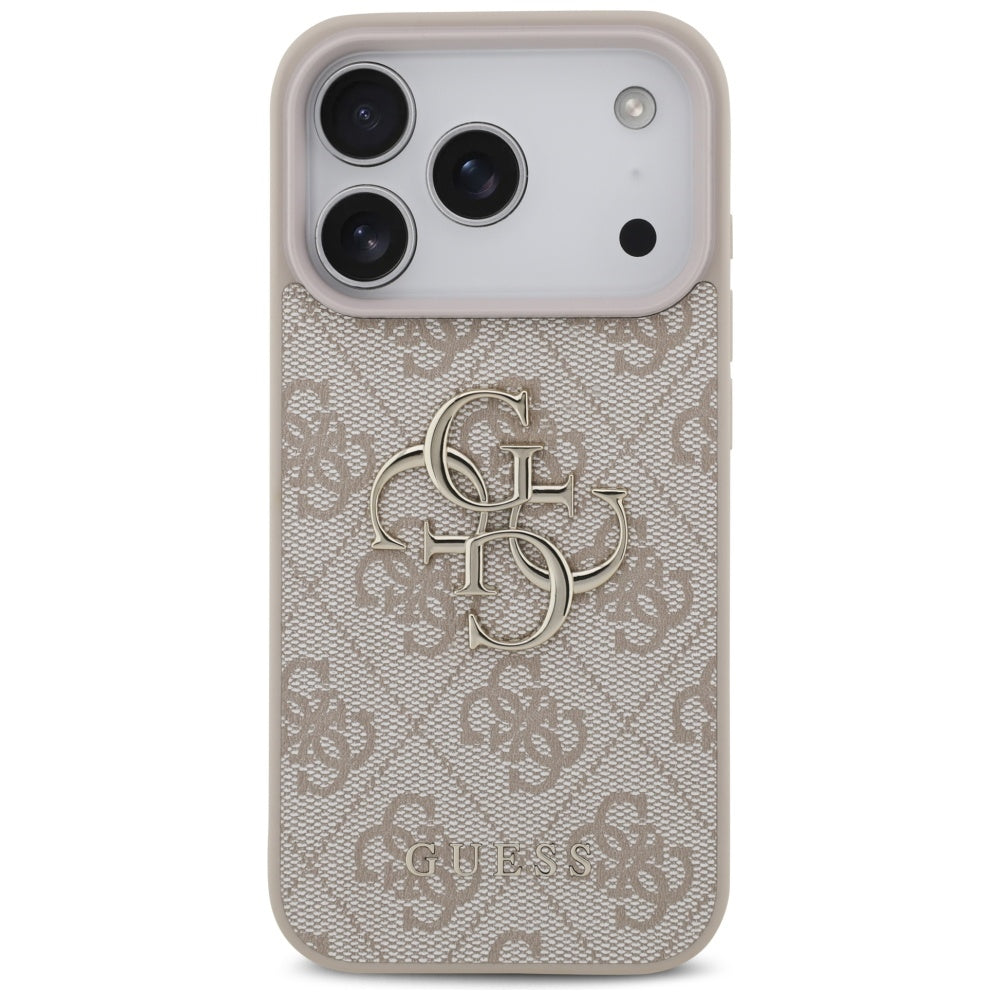 Case for Apple iPhone 17 Pro Max, Guess, 4G Big Logo, Pink