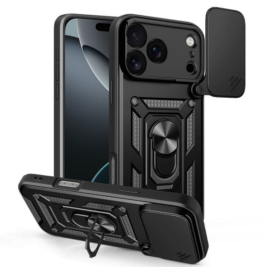Case for Apple iPhone 17 Pro Max, Techsuit, CamShield, Black