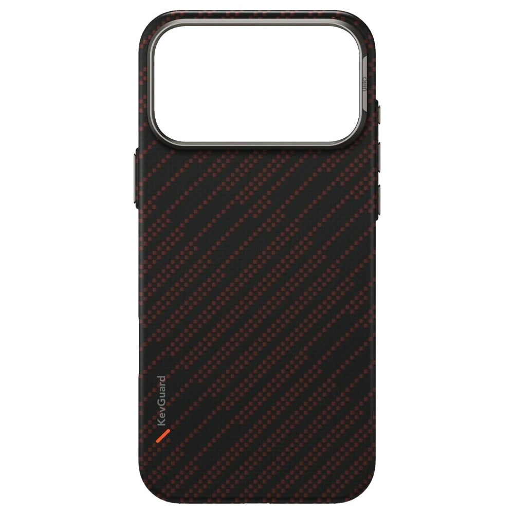 MagSafe Case for Apple iPhone 17 Pro, UNIQ, Keva MagClick, Black Red