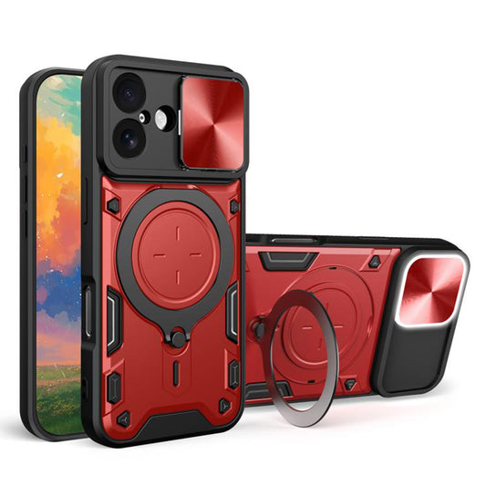 Case for Apple iPhone 17, Techsuit, CamGuard Pro, Red