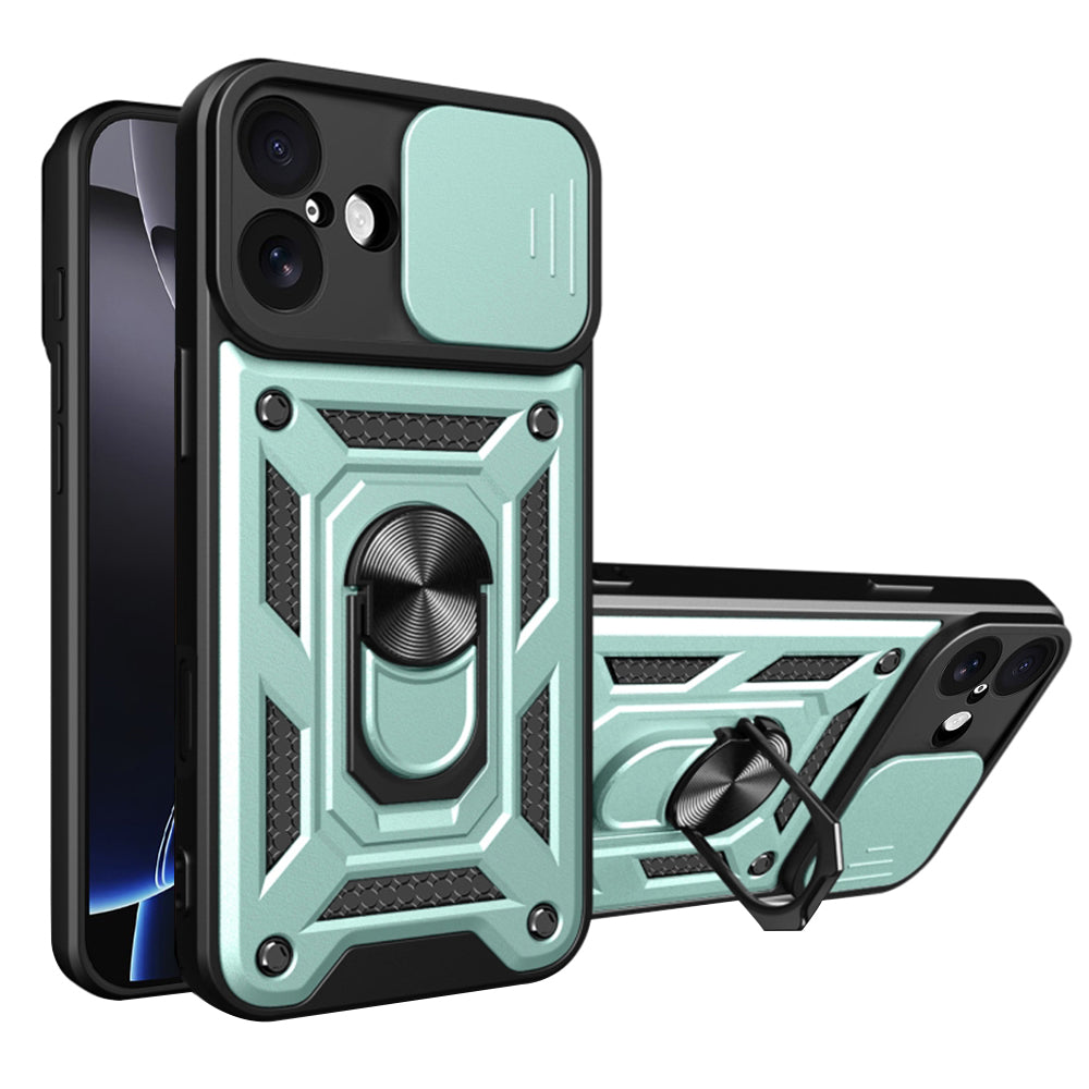 Case for Apple iPhone 17, Techsuit, CamShield, Green