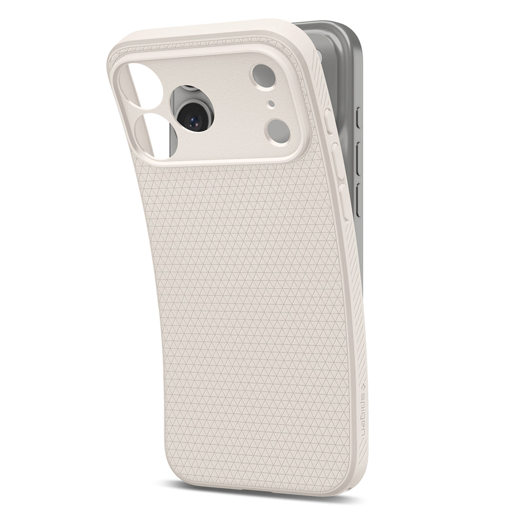 Case for Apple iPhone 18 Pro / 17 Pro, Spigen, Liquid Air, Beige ACS12152