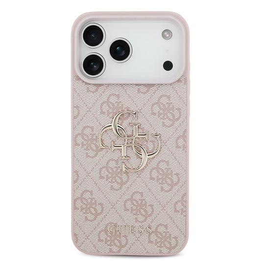 Case for Apple iPhone 18 Pro Max / 17 Pro Max, Guess, 4G Big Logo, Pink