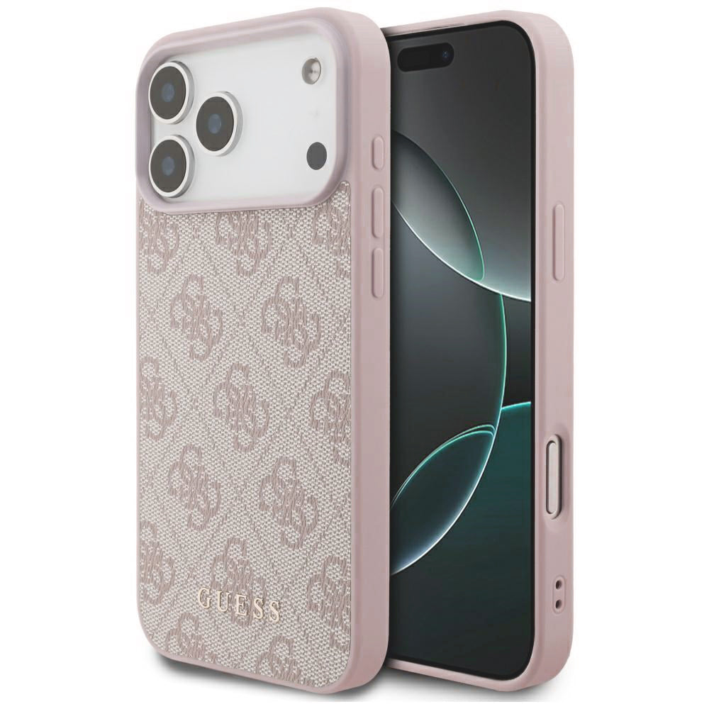Case for Apple iPhone 18 Pro Max / 17 Pro Max, Guess, 4G Classic Logo, Pink