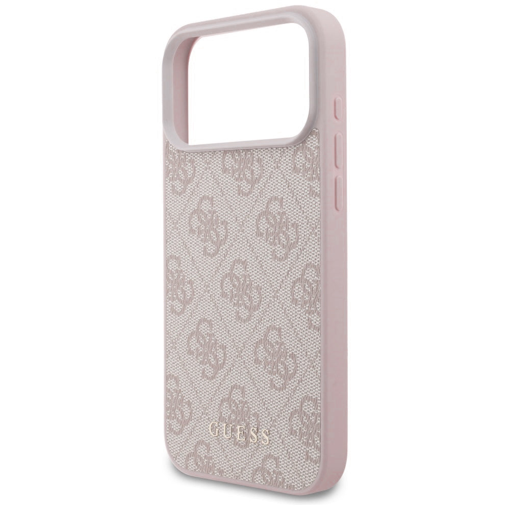 Case for Apple iPhone 18 Pro Max / 17 Pro Max, Guess, 4G Classic Logo, Pink