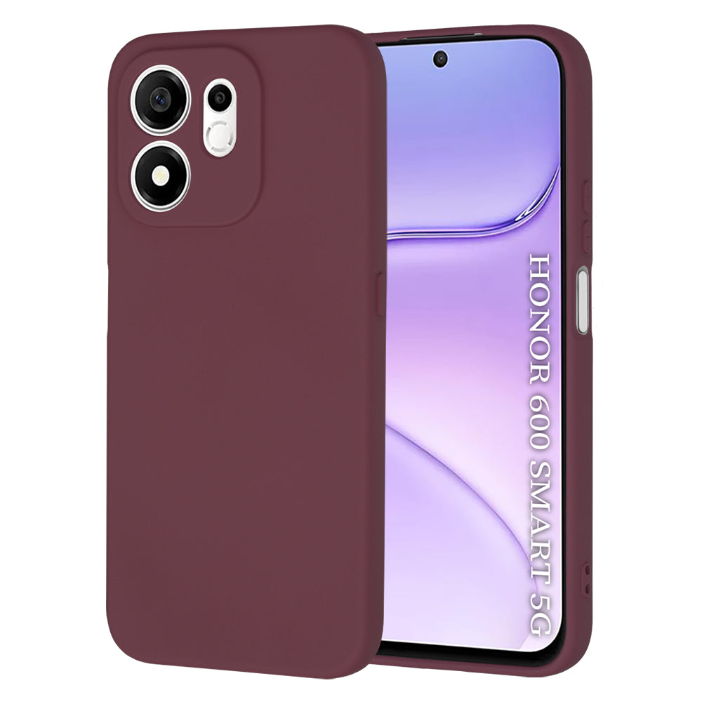 Case for Honor 600 Smart, Techsuit, SoftFlex, Burgundy