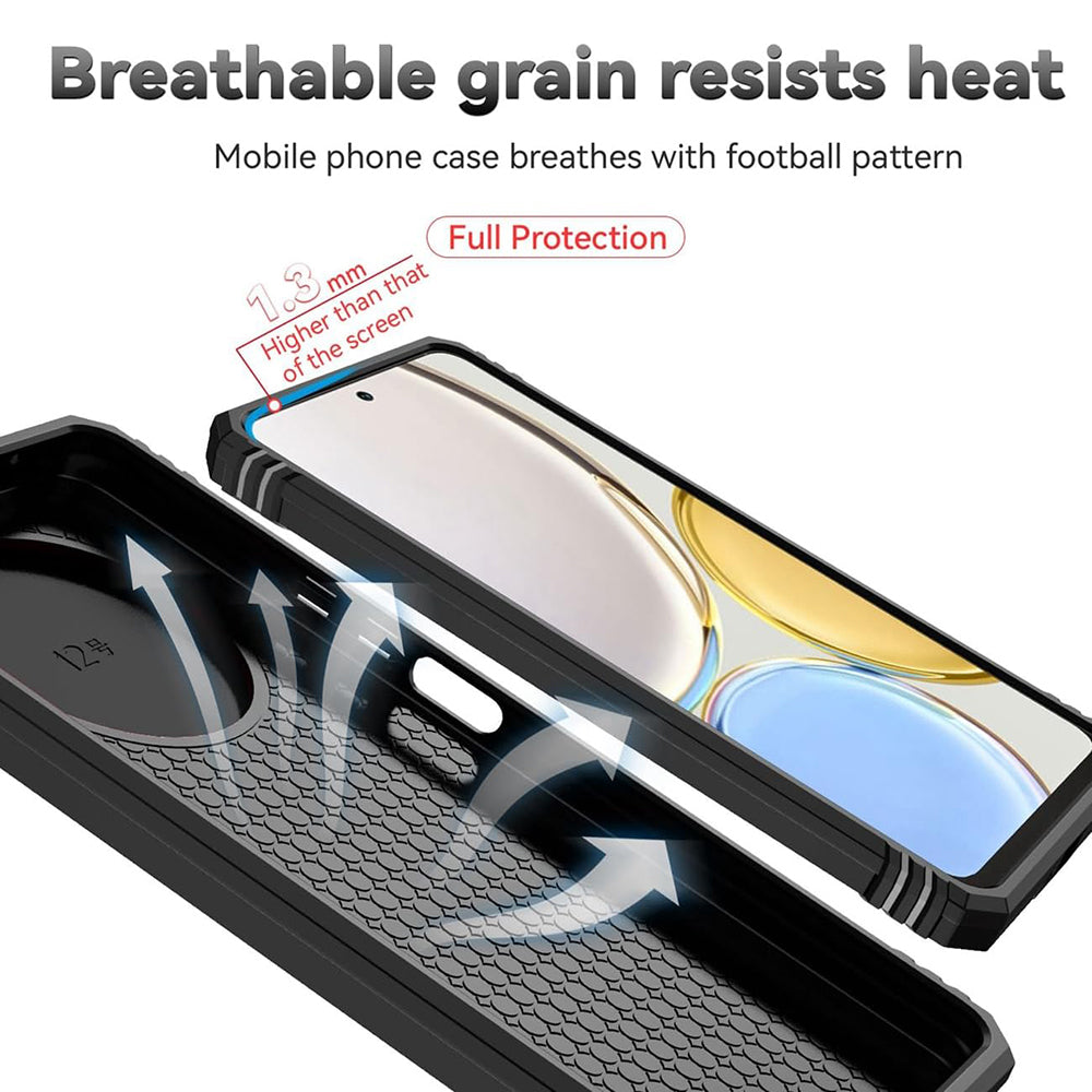 Case for Honor Magic8 Lite, Techsuit, CamShield, Gold