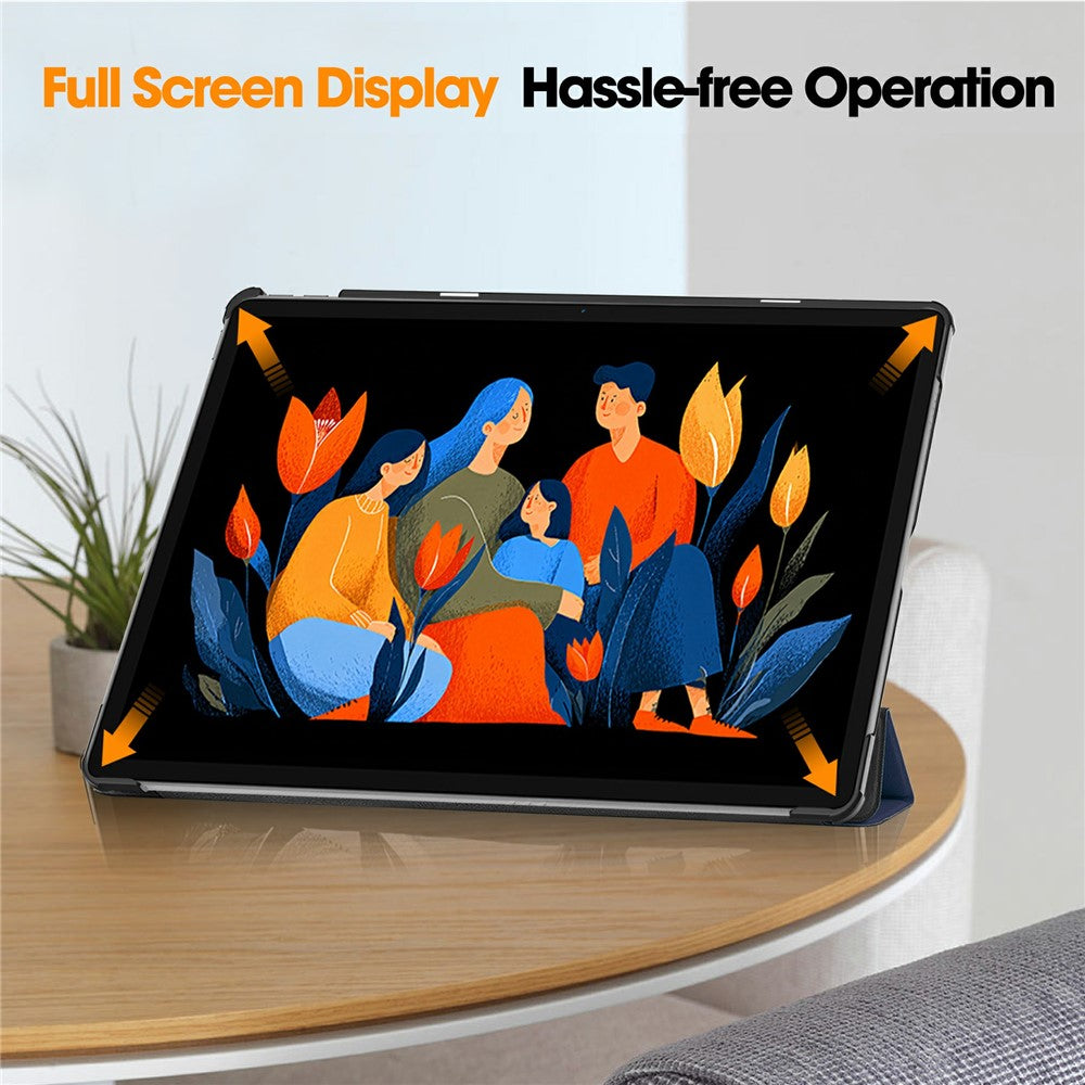 Case for Lenovo Idea Tab Plus, Techsuit, FoldPro, Blue