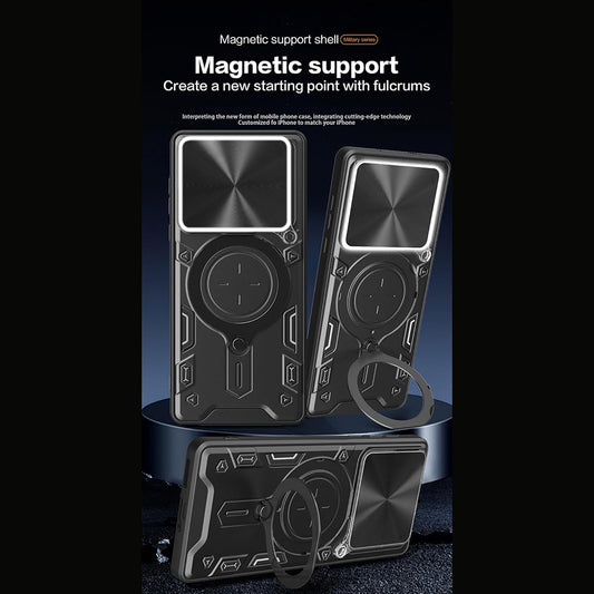 Case for Motorola Edge 70 Pro, Techsuit, CamGuard Pro, Black