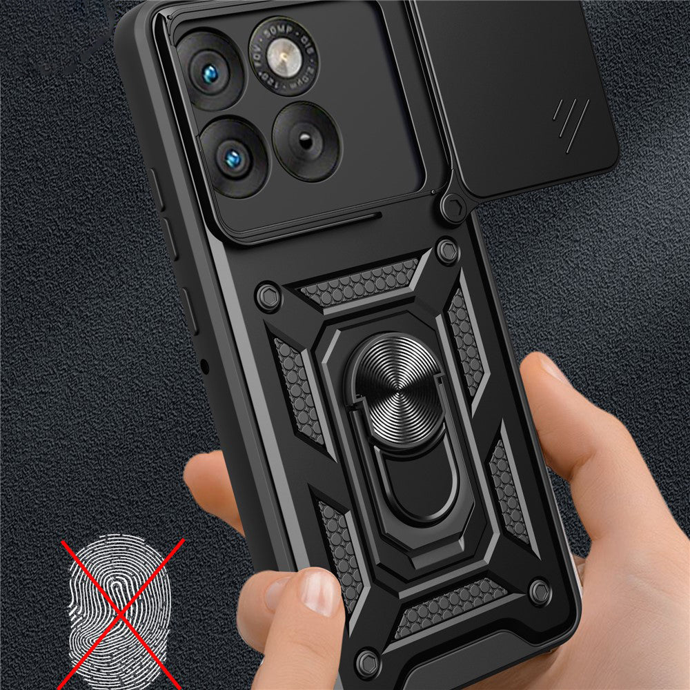 Case for Motorola Edge 70, Techsuit, CamShield, Black