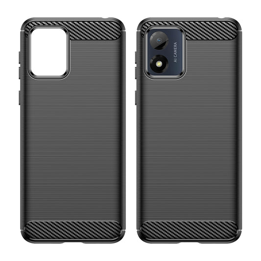Case for Motorola Moto E13, Techsuit, Carbon, Black