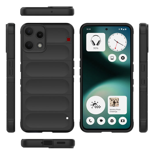 Case for Nothing Phone (3a) Lite, Techsuit, Magic Shield, Black