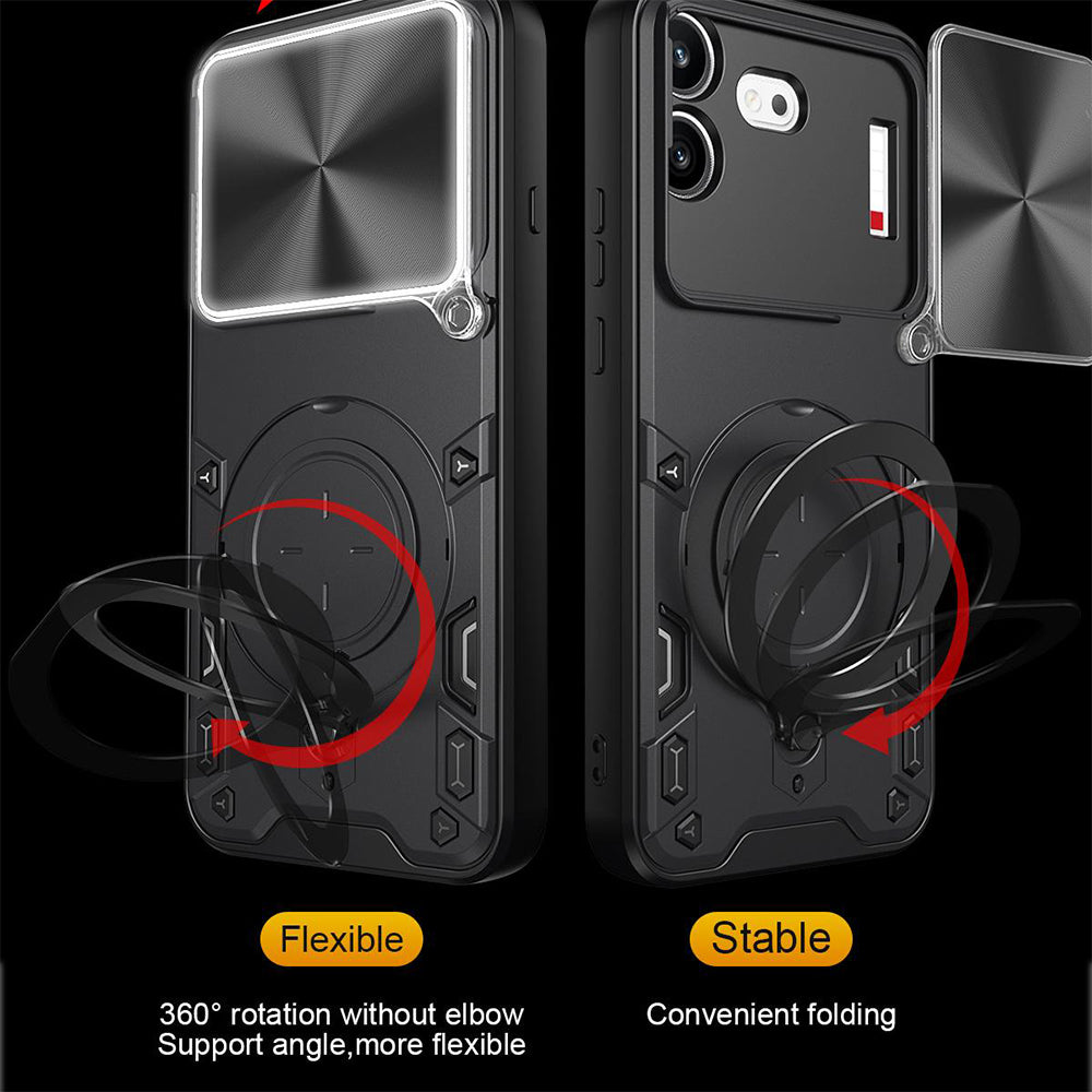 Case for Nothing Phone (4b), Techsuit, CamGuard Pro, Blue