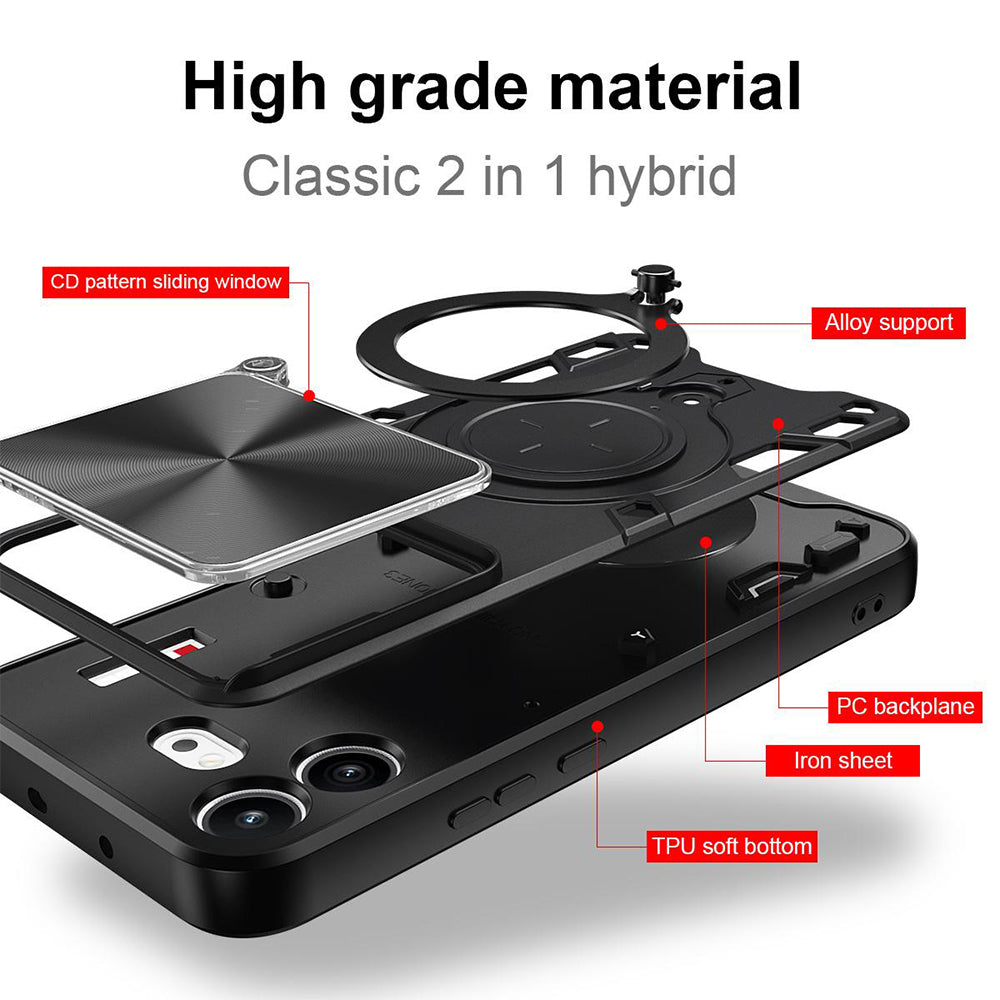 Case for Nothing Phone (4b), Techsuit, CamGuard Pro, Blue