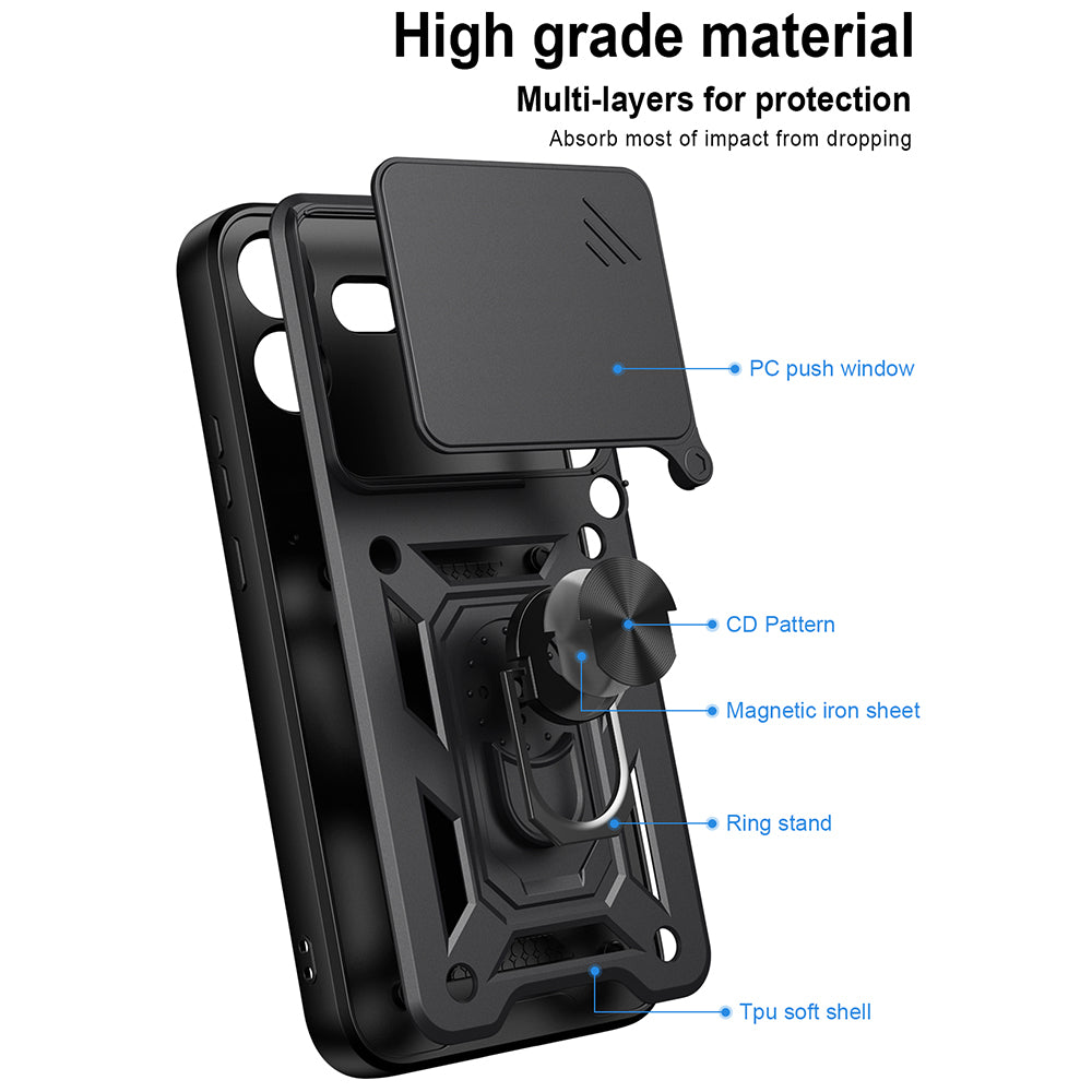 Case for Nothing Phone (4b), Techsuit, CamShield, Blue
