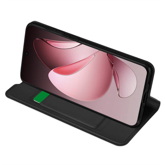Case for Oppo Reno13 FS 5G / Reno13 F 4G / Reno13 F, Techsuit, Magskin Book, Black