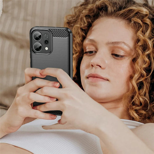 Case for Oppo Reno16 / Reno16 Pro, Techsuit, Carbon, Blue