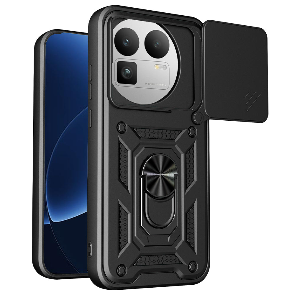 Case for Realme GT 8 Pro, Techsuit, CamShield Round Camera Cutout, Black
