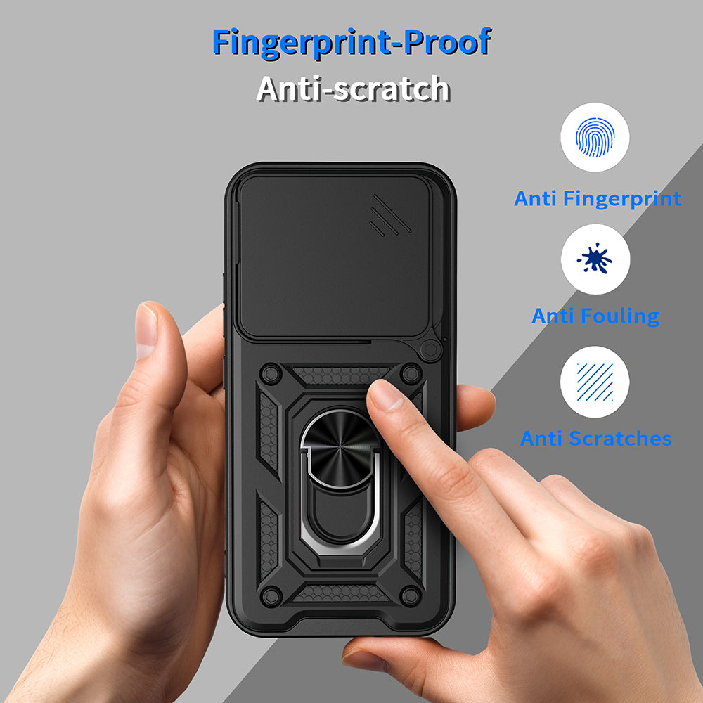 Case for Realme GT 8 Pro, Techsuit, CamShield Round Camera Cutout, Black