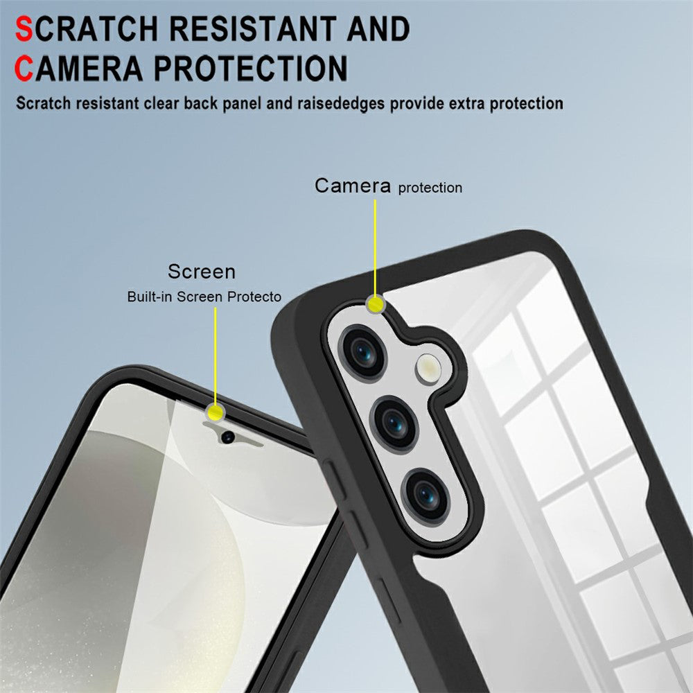 Case for Samsung Galaxy A37 5G, Techsuit, ColorVerse 360, Black
