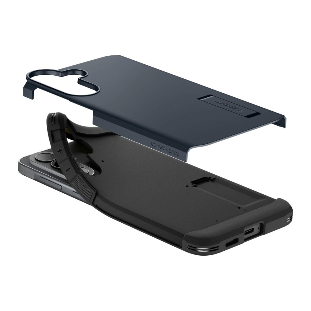 Case for Samsung Galaxy A57 5G, Spigen, Tough Armor, Blue ACS11126