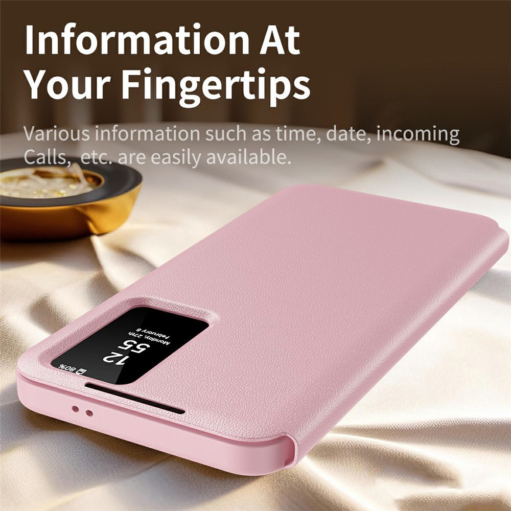 Case for Samsung Galaxy A57 5G, Techsuit, SmartView, Pink