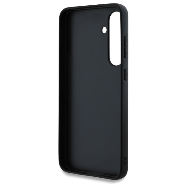 Case for Samsung Galaxy S24 FE S721, Karl Lagerfeld, Monogram Karl & Choupette's Heads, Black