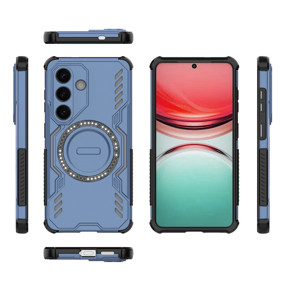 MagSafe Case for Samsung Galaxy S26 Plus, Techsuit, ArmorMag, Blue