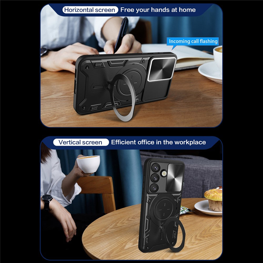 Case for Samsung Galaxy S26 Plus S947, Techsuit, CamGuard Pro, Blue