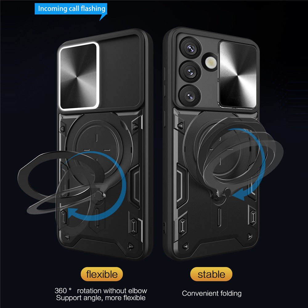Case for Samsung Galaxy S26 S942, Techsuit, CamGuard Pro, Black