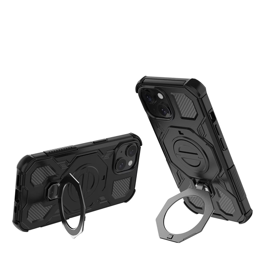 Case for Samsung Galaxy S26 S942, Techsuit, Carbon Shield Pro, Pink.