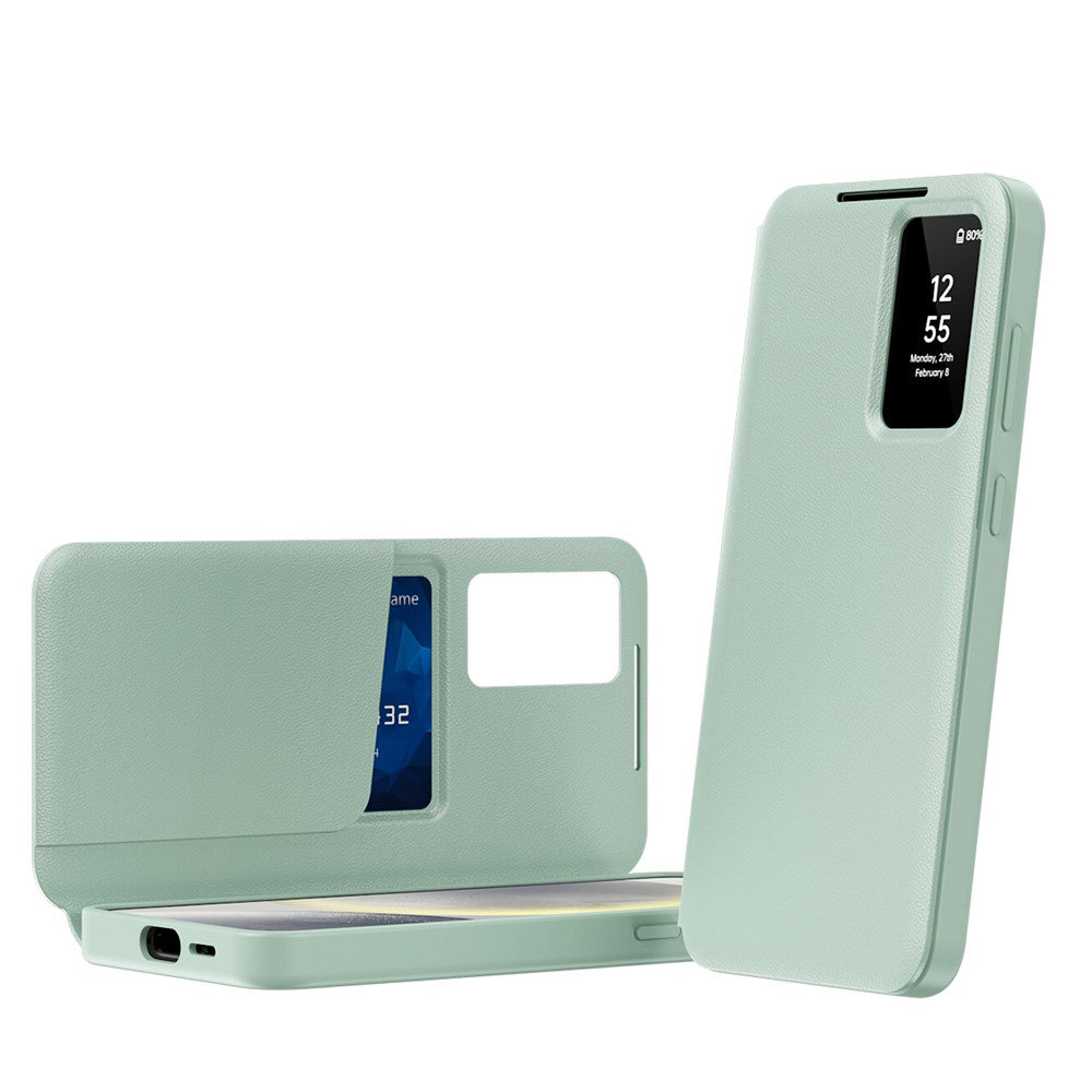 Case for Samsung Galaxy S26 S942, Techsuit, SmartView, Green