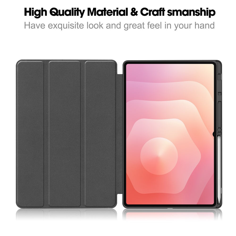 Case for Samsung Galaxy Tab S12 Ultra / Tab S11 Ultra, Techsuit, Flex Trifold, Gray