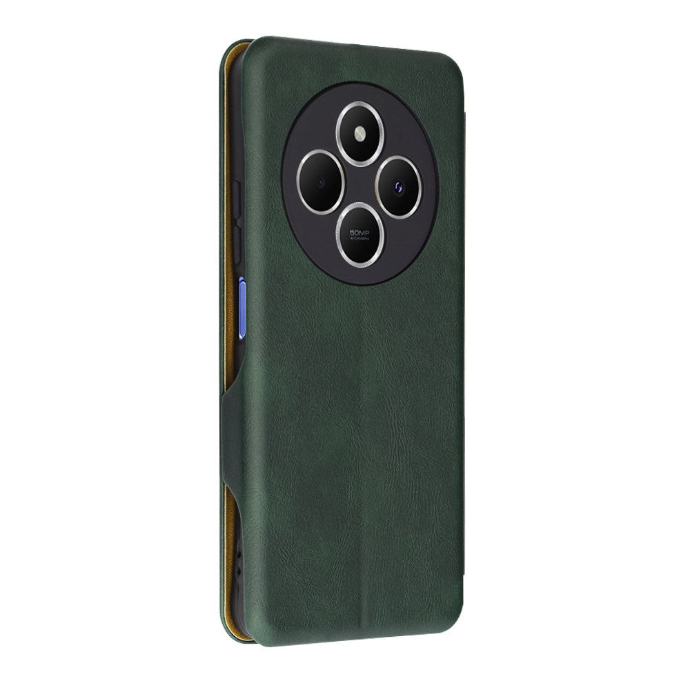 Case for Xiaomi Poco C75 / Redmi 14C, Techsuit, Safe Wallet Plus, Green