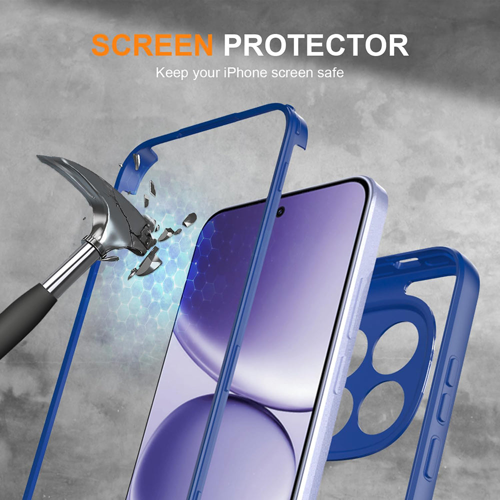 Case for Xiaomi Redmi Note 15 Pro 5G, Techsuit, ColorVerse 360, Blue