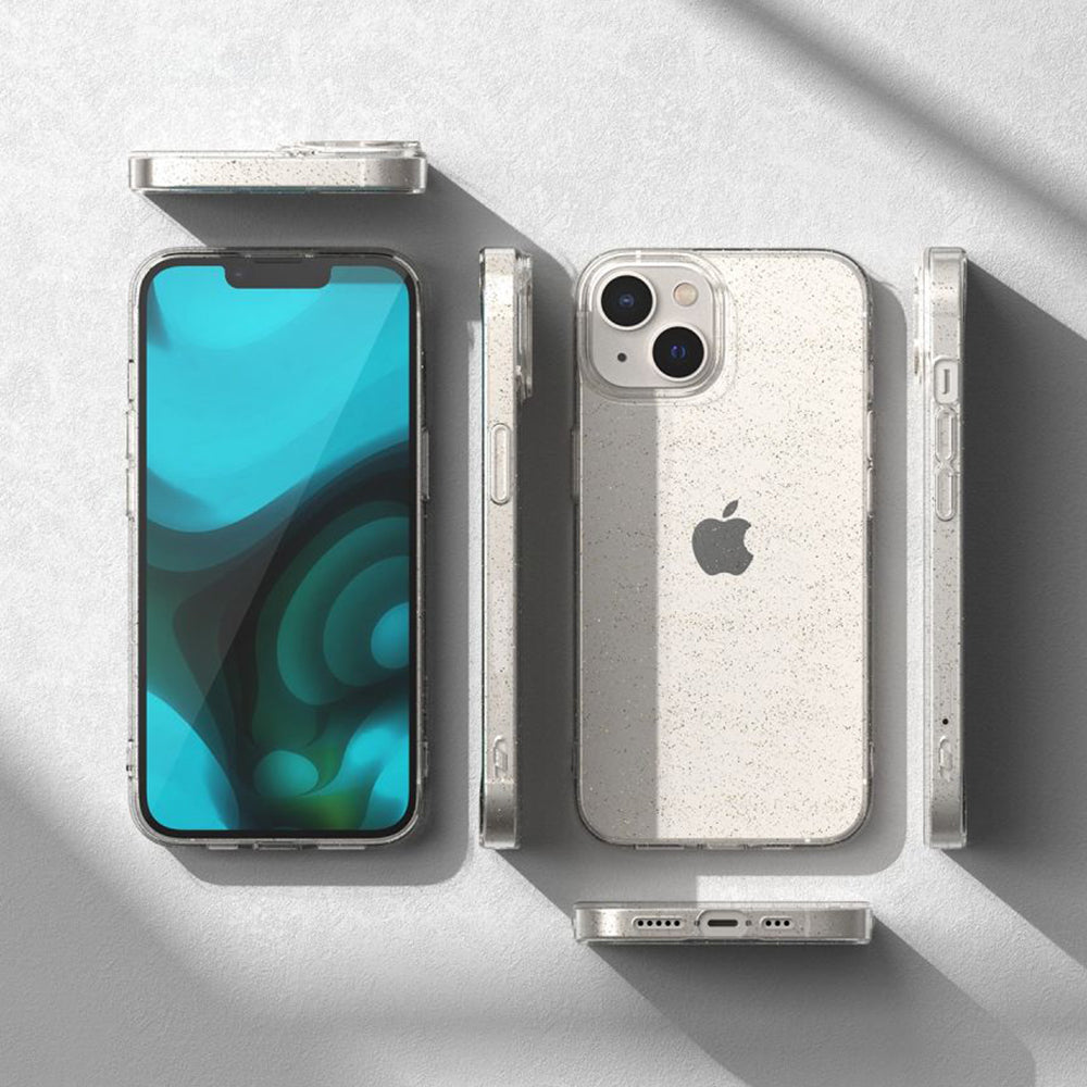 Case for Xiaomi Redmi Note 15 Pro 5G, Techsuit, SparkleSkin, Transparent