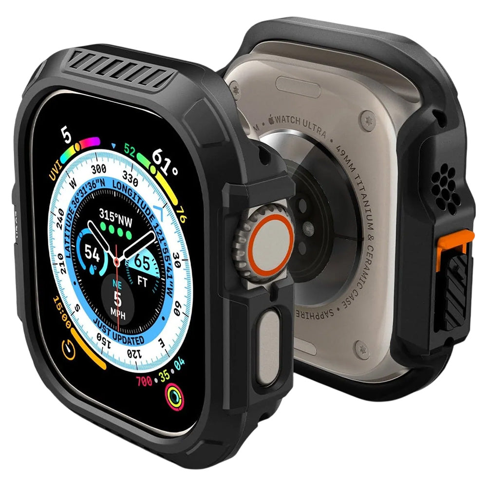 Spigen Lock Fit Case for Apple Watch Ultra Series, Matte Black ACS06208