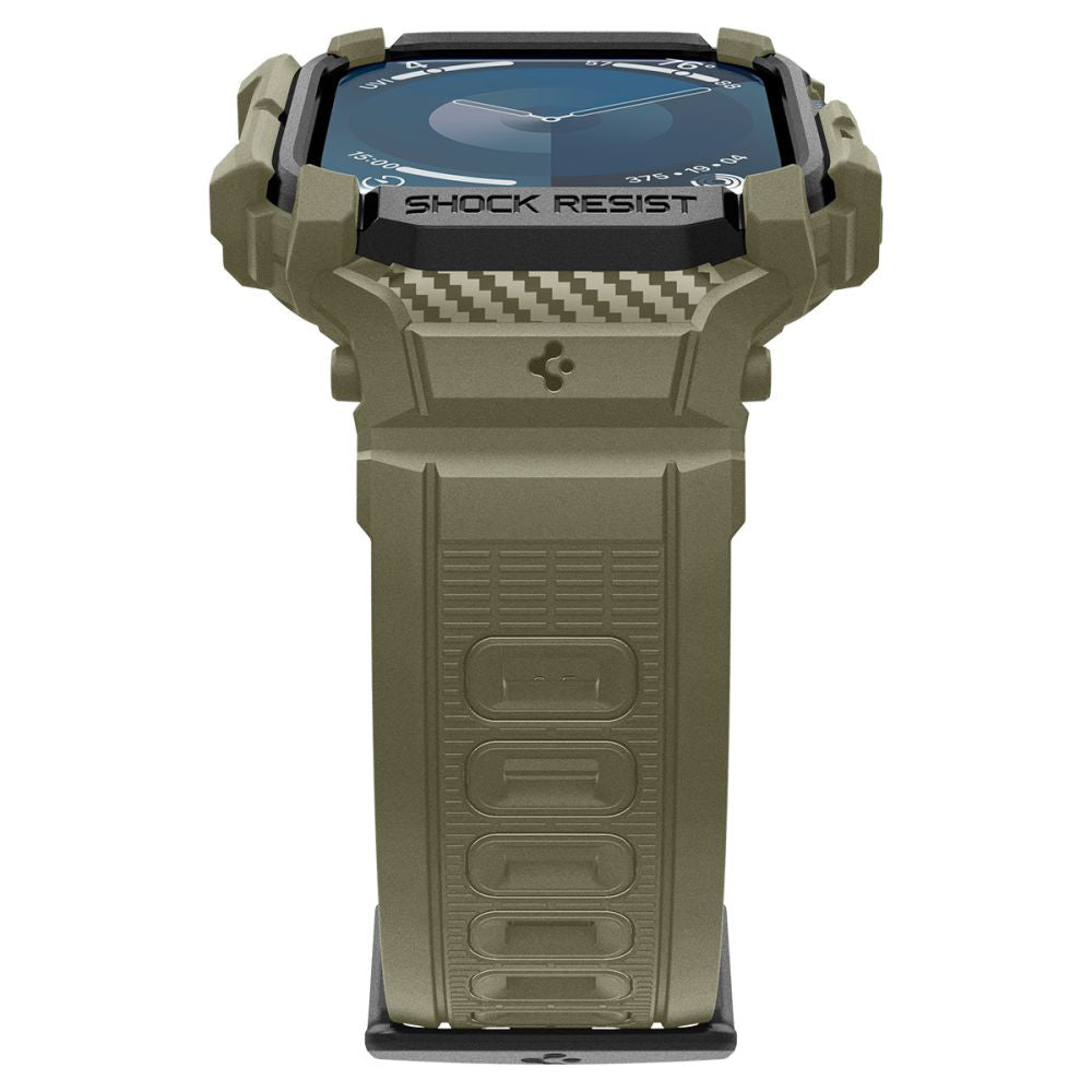 Spigen Rugged Armor Pro Case for Apple Watch Series 10 46mm, Khaki ACS08608