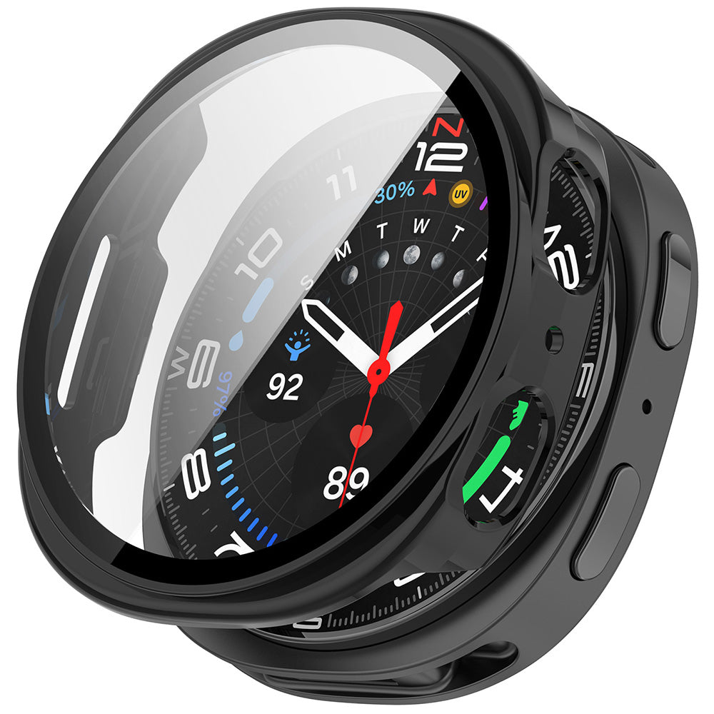 Techsuit Defense360 Pro Case for Samsung Galaxy Watch9 / Watch8 44mm, Black