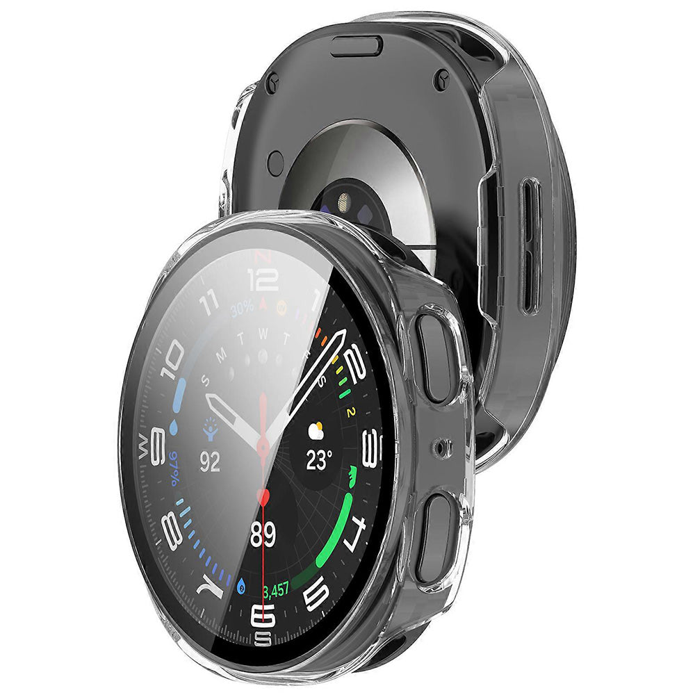 Techsuit Defense360 Pro Case for Samsung Galaxy Watch9 / Watch8 44mm, Transparent