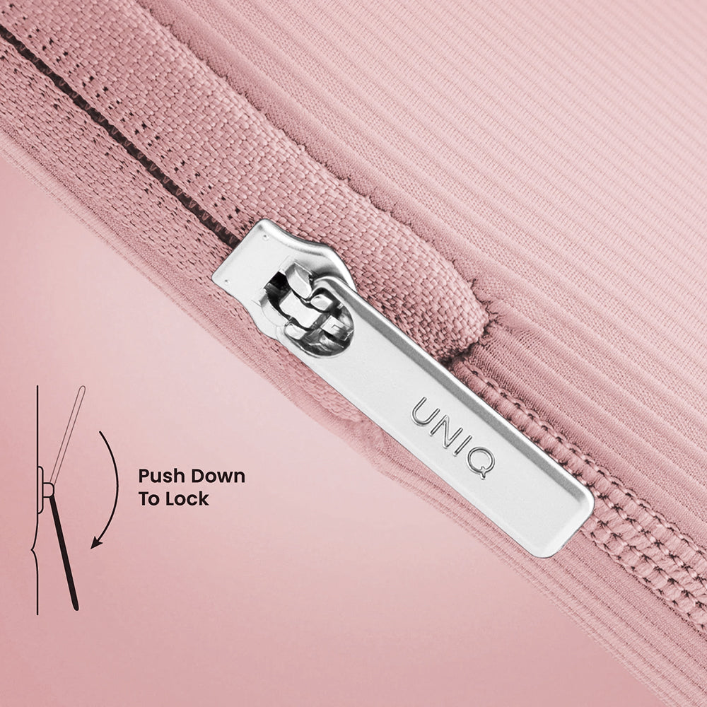 UNIQ Cyprus Ridge Sleeve for Laptop max. 14inch, Pink