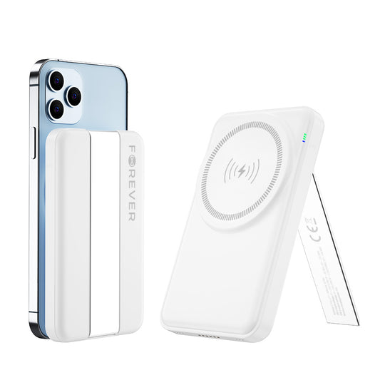 Forever MACS-100 5in1 Wireless Network Charger, 20W, 3A, 1 x USB-A, White